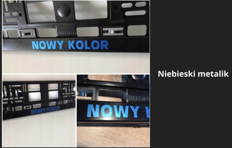 tablica rejestracyjna aluminiowa tłoczona