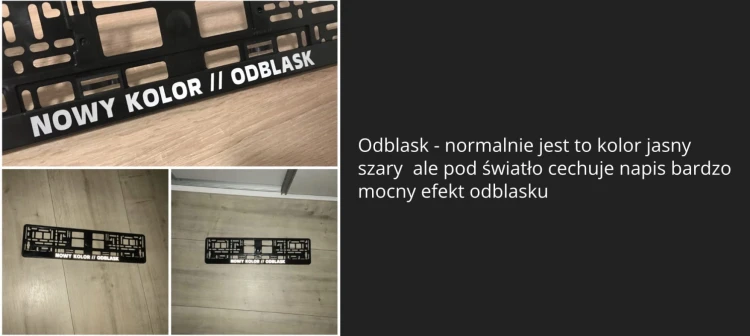 tablica rejestracyjna aluminiowa tłoczona